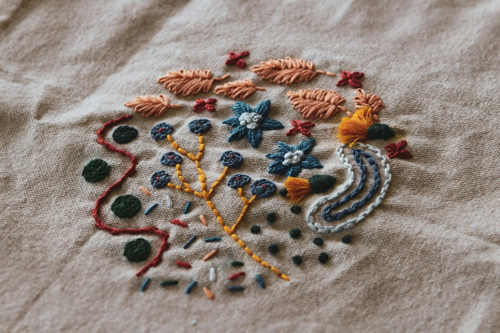 Zoya Unstitched Suit, embroidery close-up